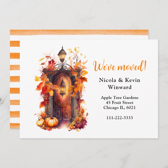 Wir haben Herbstfallstürme verschoben Ankündigung (Vorne/Hinten)