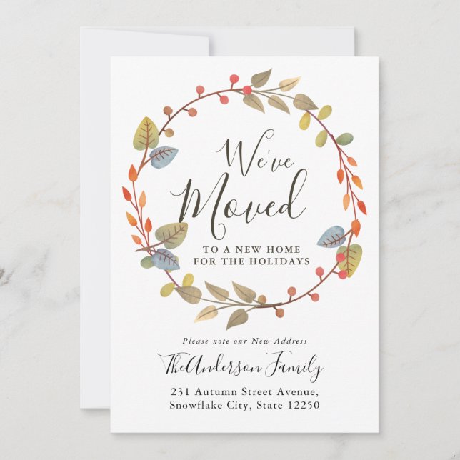 Wir haben Herbstkranz-Urlaub verlegt Ankündigung (Vorderseite)