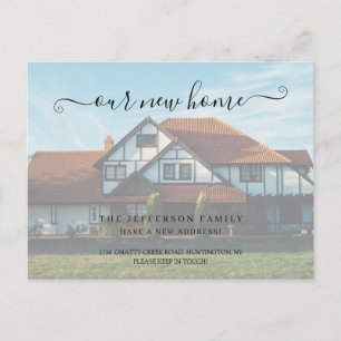 Wir haben Imitate bewegte Vellum-Effekt-Foto beweg Ankündigungspostkarte