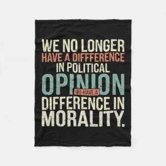 Wir haben keinen Unterschied mehr in der politisch Fleecedecke