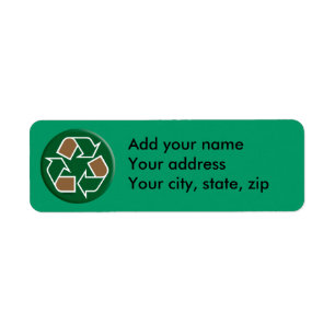 Wir haben Labels Gerecycelt