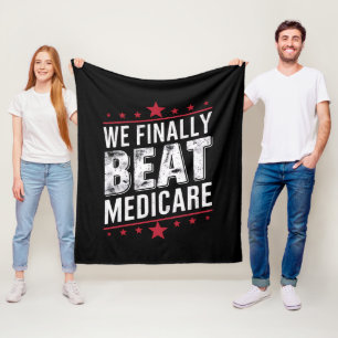 Wir haben Medicare Trump Biden Wahl endlich geschl Fleecedecke