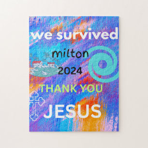 Wir haben Milton 2024 überlebt Puzzle