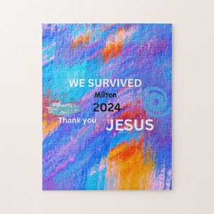 Wir haben Milton 2024 überlebt Puzzle