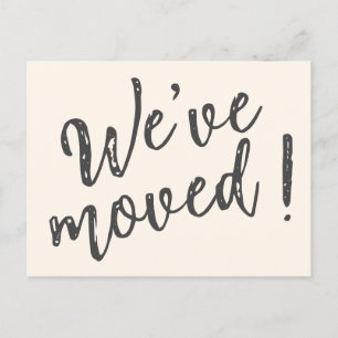 Wir haben moderne handgeschriebene Skripte verände Postkarte