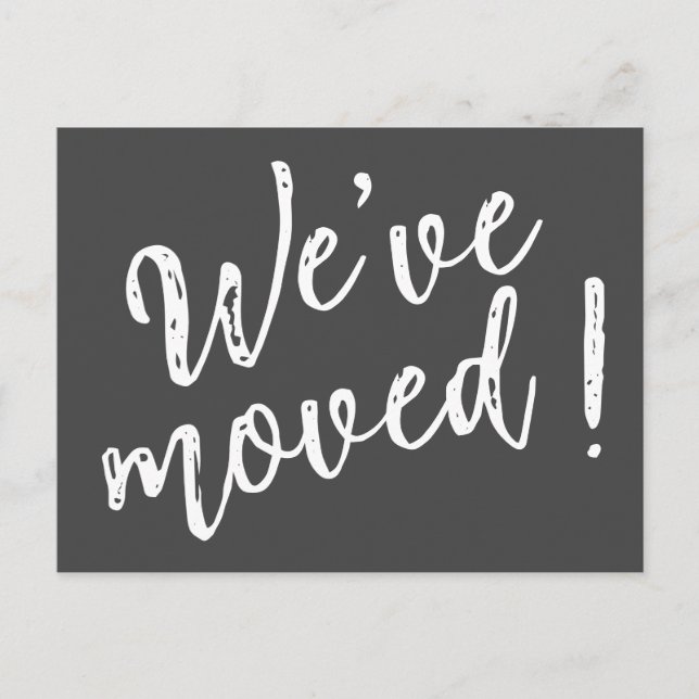 Wir haben moderne handgeschriebene Skripte verände Postkarte (Vorderseite)