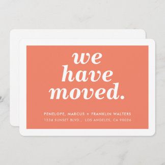 WIR HABEN moderne minimale neue Adresspfirma MOVIE Ankündigung