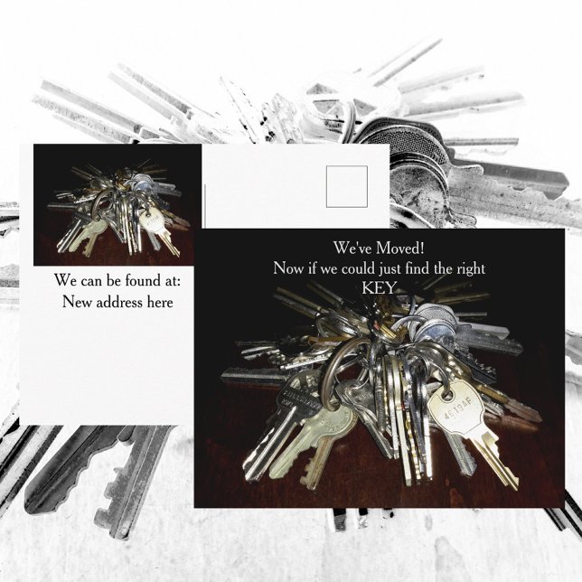 Wir haben neue Adresslisten verschoben Postkarte (Von Creator hochgeladen)