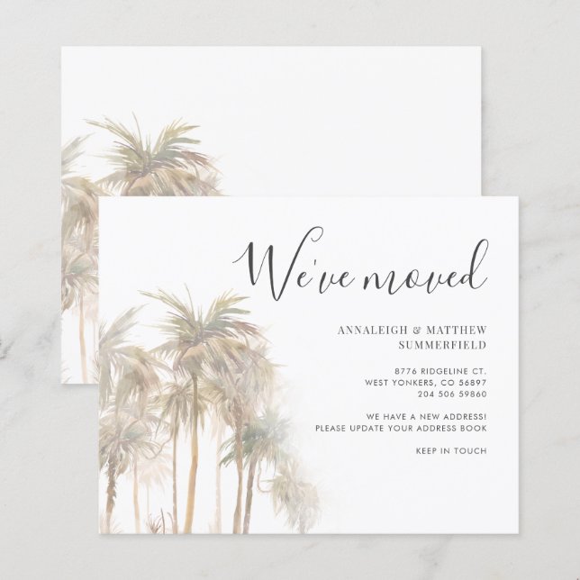 Wir haben Palmen bewegt Ankündigung (Vorne/Hinten)