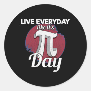 Wir haben Pi Funny 3.14 Pi Geschenke für Mathe Lie Runder Aufkleber