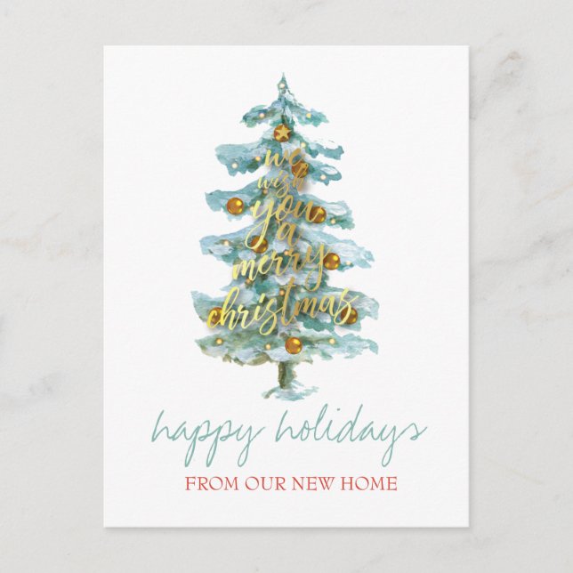 Wir haben Pinienbäume, Bälle, Sternenurlaub verbra Ankündigungspostkarte (Vorderseite)