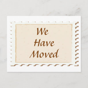 Wir haben Postkarte verschoben
