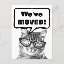 Wir haben Postkarten mit lustiger Katze verschoben