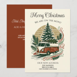Wir haben Retro-Weihnachten verschoben Einladung