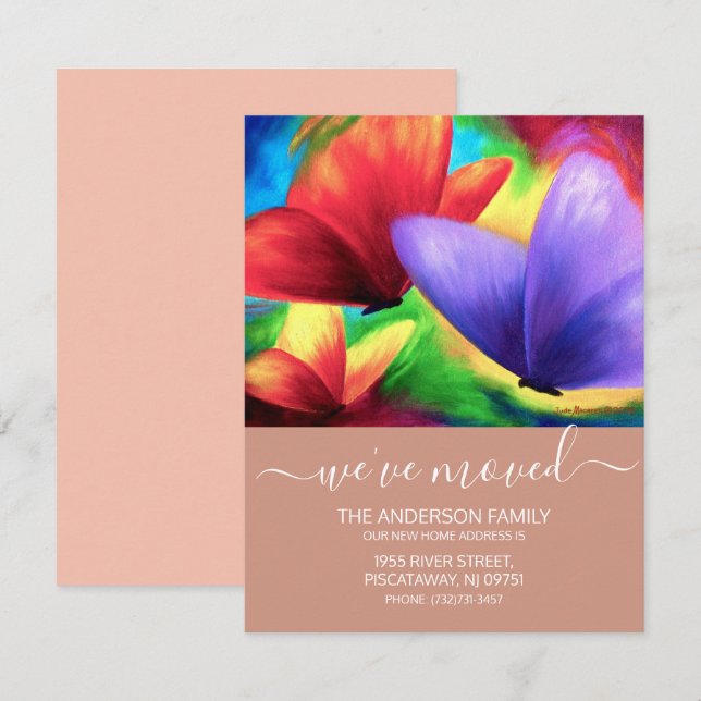 Wir haben Rose Gold Butterfly verschoben neues Zuh Ankündigung (Vorne/Hinten)