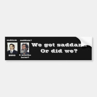 Wir haben Saddam got?