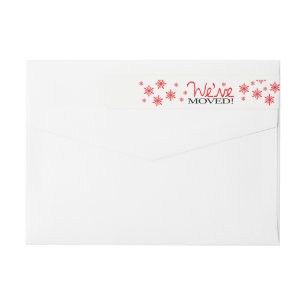 Wir haben Schneeflockeumgriffsaufkleber bewegt