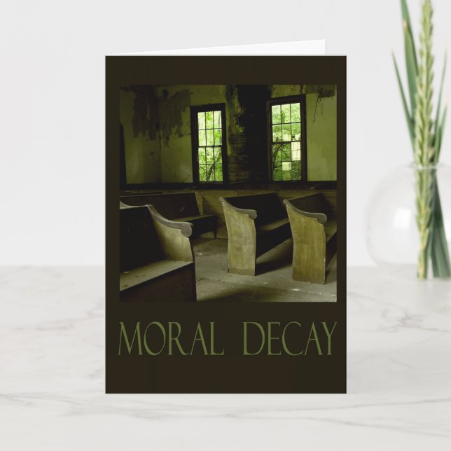 Wir haben Sie an der Kirche verfehlt Karte (Vorderseite)