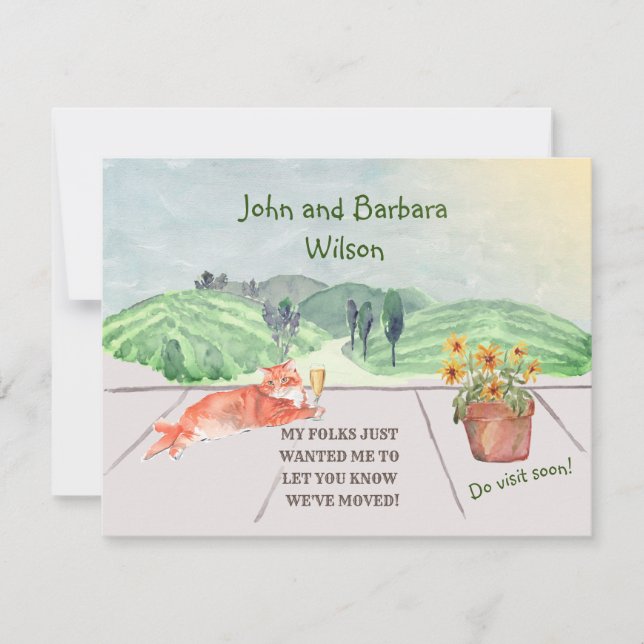 Wir haben Spaß und Familie Katzenklatschen bewegt Ankündigung (Vorderseite)