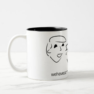 Wir haben Sprecher Zweifarbige Tasse