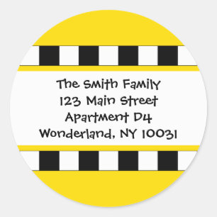 Wir haben Stadtbild-Adressen-Etikett bewegt Runder Aufkleber