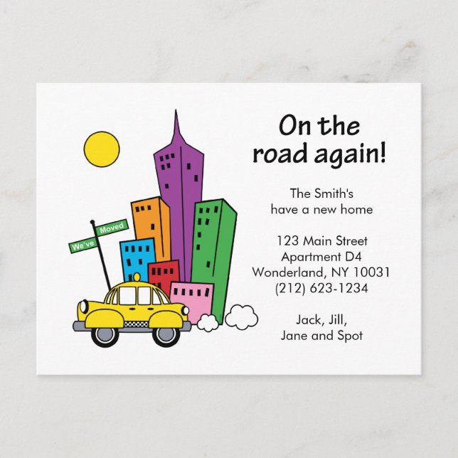 Wir haben Stadtbild verschoben - Postkarte (Vorderseite)