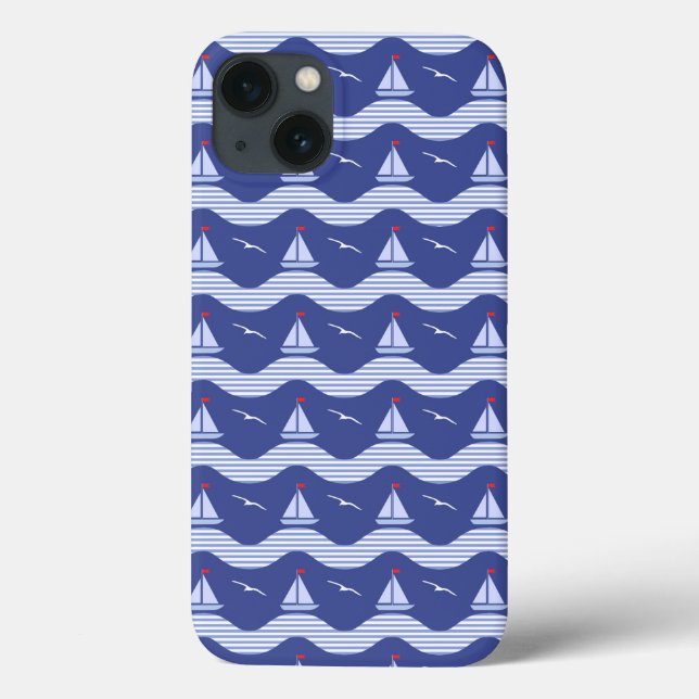 Wir haben Striped Sea Pattern Case-Mate iPhone Hülle (Rückseite)