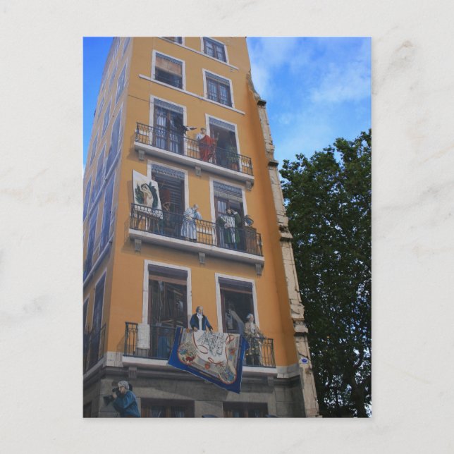 Wir haben uns bewegt! ankündigungspostkarte (Vorderseite)