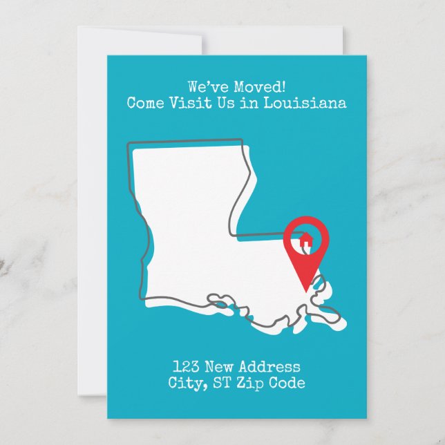 Wir haben uns bewegt! Besuch in Louisiana Ankündigung (Vorderseite)