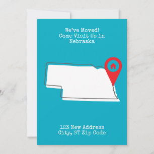 Wir haben uns bewegt! Besuchen Sie uns in Nebraska Ankündigung