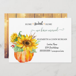 Wir haben uns bewegt, Holz, Kürbis, Sonnenblumen