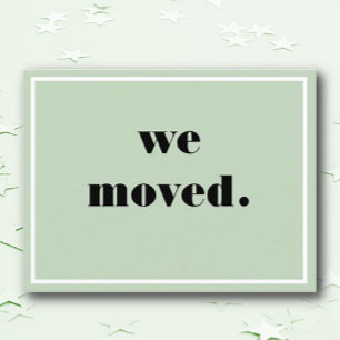 Wir haben uns bewegt! Neue Postkarte