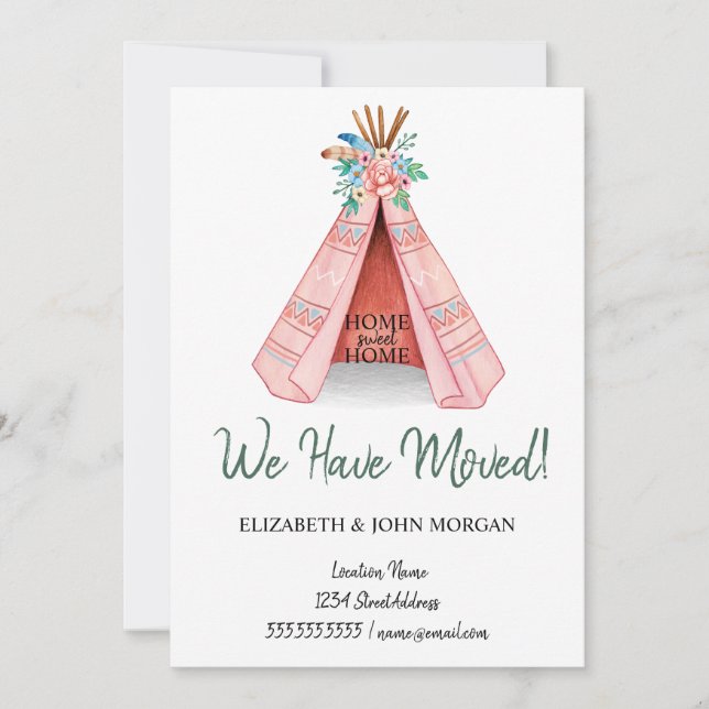 Wir haben uns bewegt, Stammestenzelte bewegen (Vorderseite)