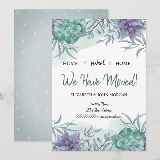 Wir haben uns bewegt, Sukkulenten Wüste (Vorne/Hinten)