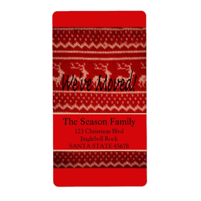Wir haben uns bewegt! Ugly Christmas Sweater (Vorne)
