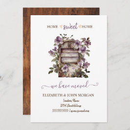 Wir haben uns bewegt, Vintage Mailbox-Blume, Holz