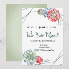 Wir haben uns bewegt, Wüstenkakteen, rote Sukkulen