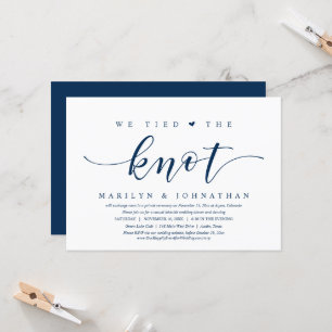 Wir haben uns getraut, Hochzeits-Dinnerparty zum h Einladung