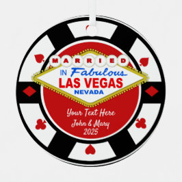 Wir haben uns in Vegas Ornament