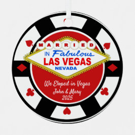 Wir haben uns in Vegas Ornament