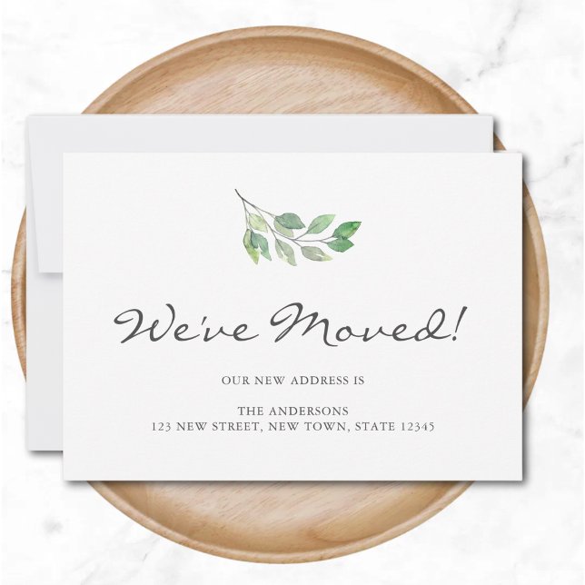 Wir haben Wasserfarben-Blätter verschoben Ankündigung (Von Creator hochgeladen)