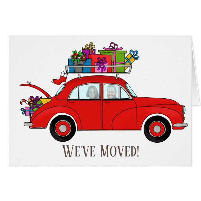 Wir haben Weihnachten personalisierbare Fotokarte  (Vorderseite (Horizontal))