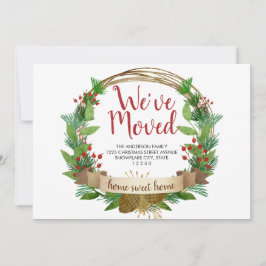 Wir haben Weihnachts-Acorn-Kranz-Bewegung verschob Ankündigung