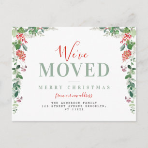 Wir haben Weihnachtsfeiertag verschoben Postkarte