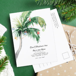 Wir haben Weihnachtsfeiertagen verschoben Ankündigungspostkarte