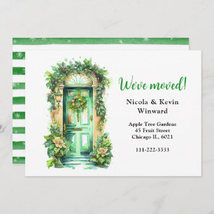 Wir haben Weihnachtskranz-Tür für den Urlaub versc Ankündigung