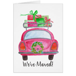 Wir haben Weihnachtswagen umgezogen