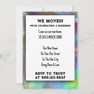 Wir haben Zuhause verschoben, um das Party der Erw Einladung