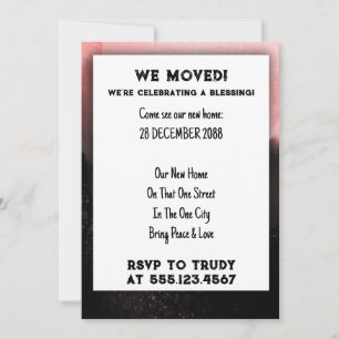 Wir haben Zuhause verschoben, um das Party der Erw Einladung