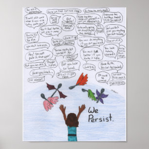 Wir halten an poster